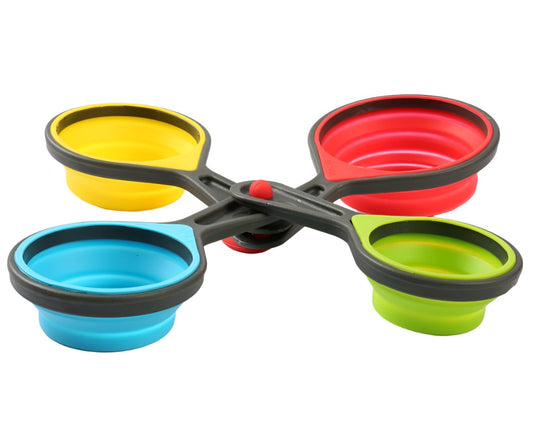 This set of 4 measuring cups are ideal for on the go measuring while camping or hiking