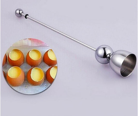 The egg top cutter will become your best friend every time you eat soft or hard boiled eggs