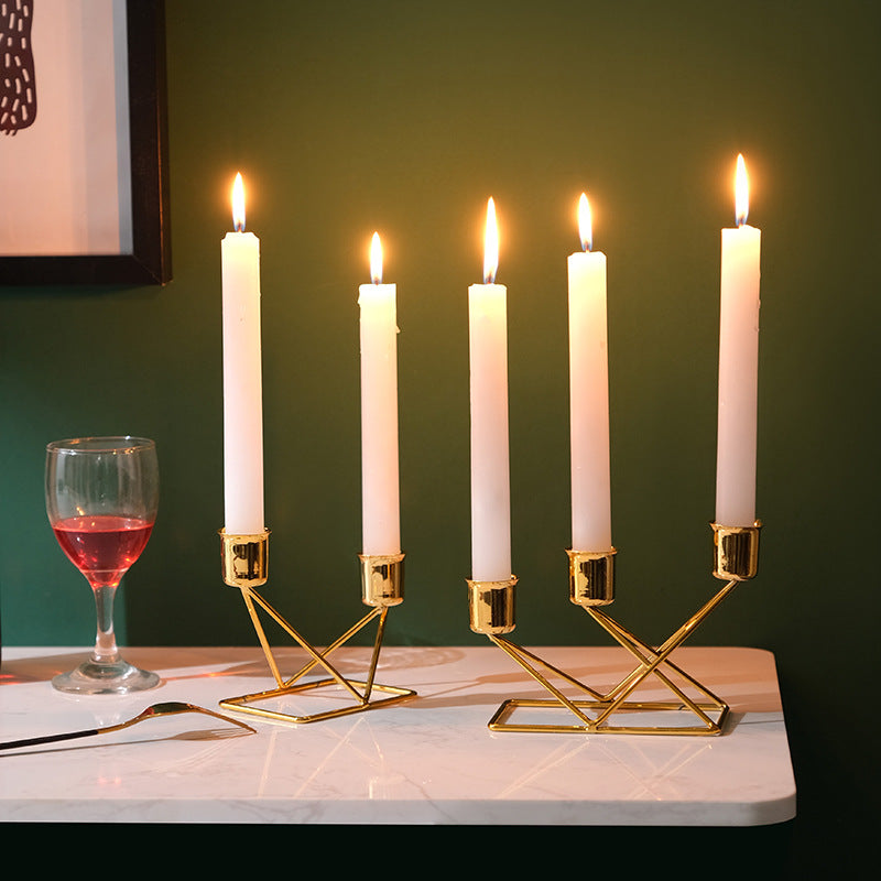 The design of the candle holders is simple and minimalist yet luxurious. They will look great on  your dining table