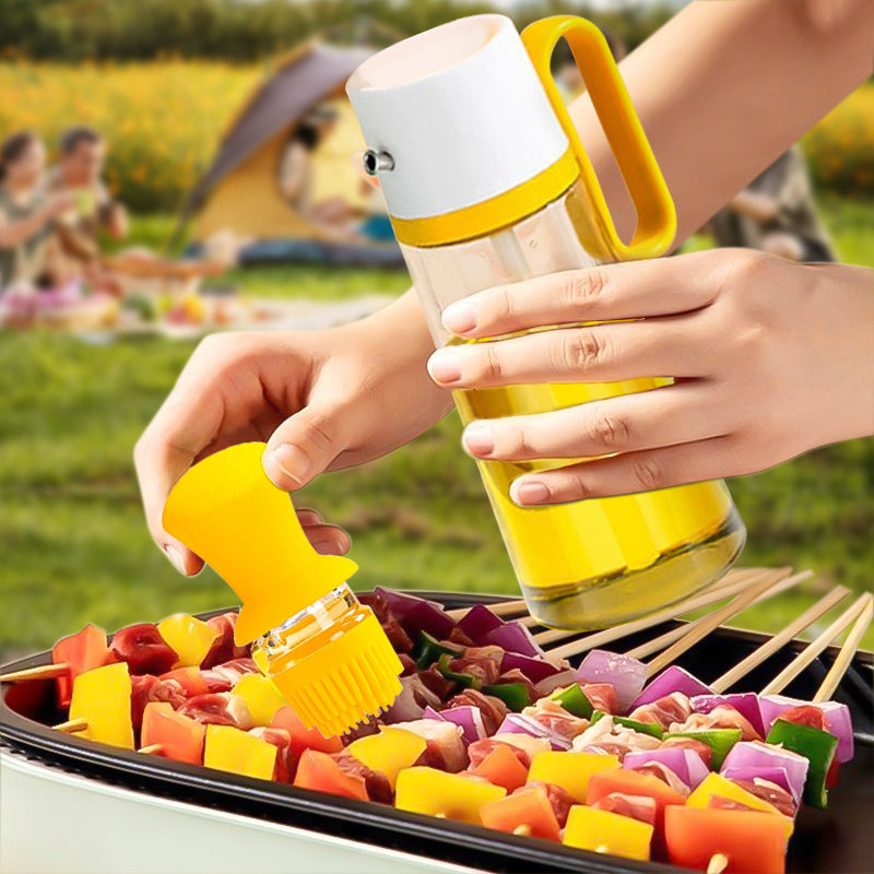 Perfect for those summer barbecues! Drizzle or brush oil onto your food