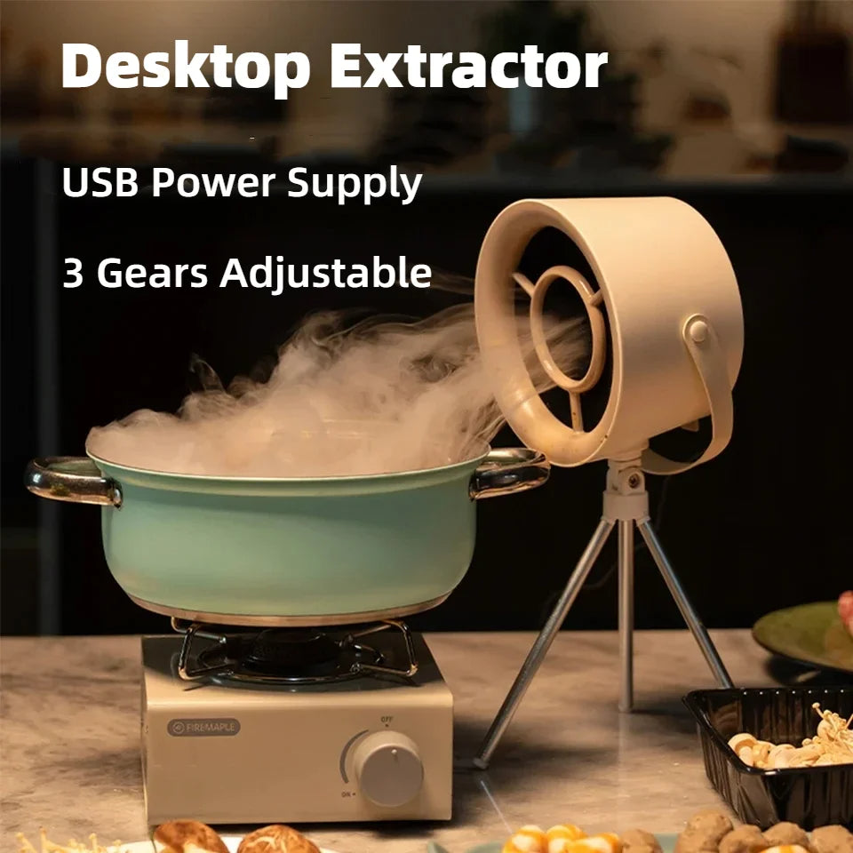 The desktop extractor has a three speed power dial to adjust to your needs