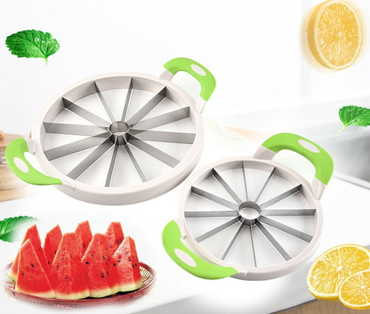 The melon slicer will allow you to cut 12 perfect pieces easily and mess free