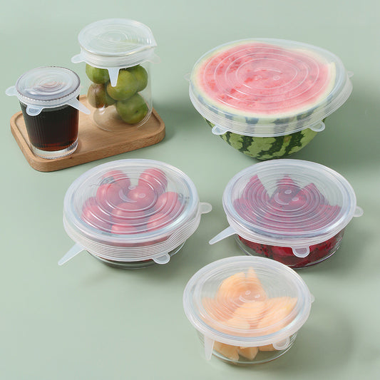 The Stretch lids will fit containers of different sizes keeping your food fresh longer