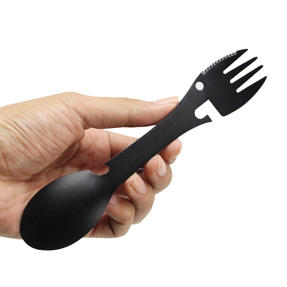 Use the spork as a fork, knife or spoon when camping, traveling, hiking or bring it to your work with your lunch box. 