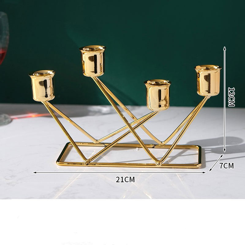 The candle holder is to be used with taper candles